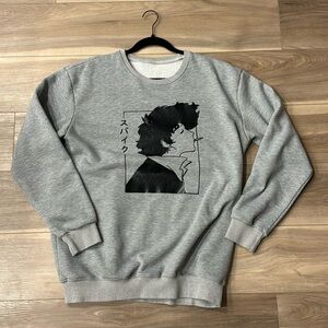 Unisex Cowboy Bebop Sweater in Gray - XL